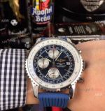 Copy Breitling Navitimer EDITION SPECIALE Watches Blue Rubber Strap